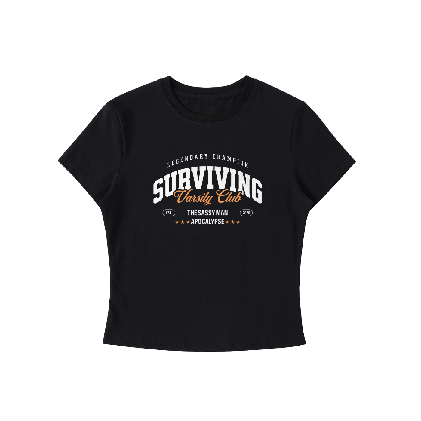 Sassy Man Apocalypse Bodycon T-Shirt