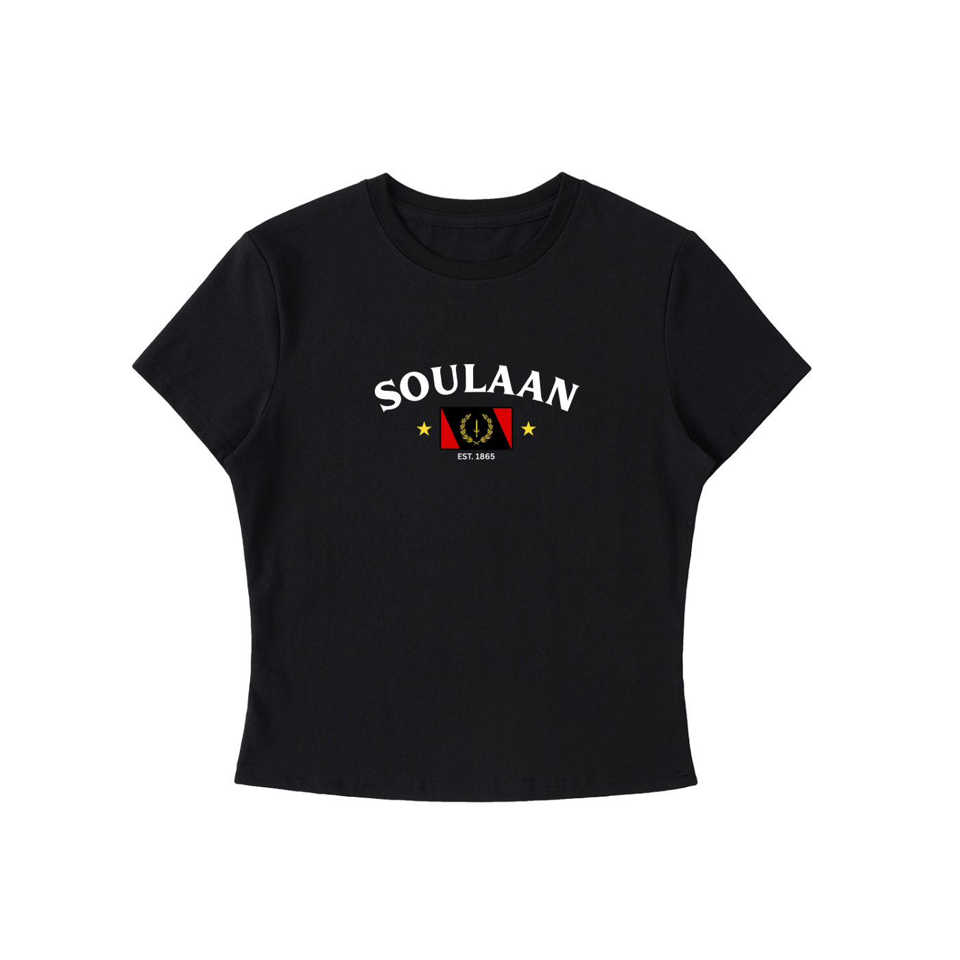 Soulaan Bodycon T-Shirt - Black