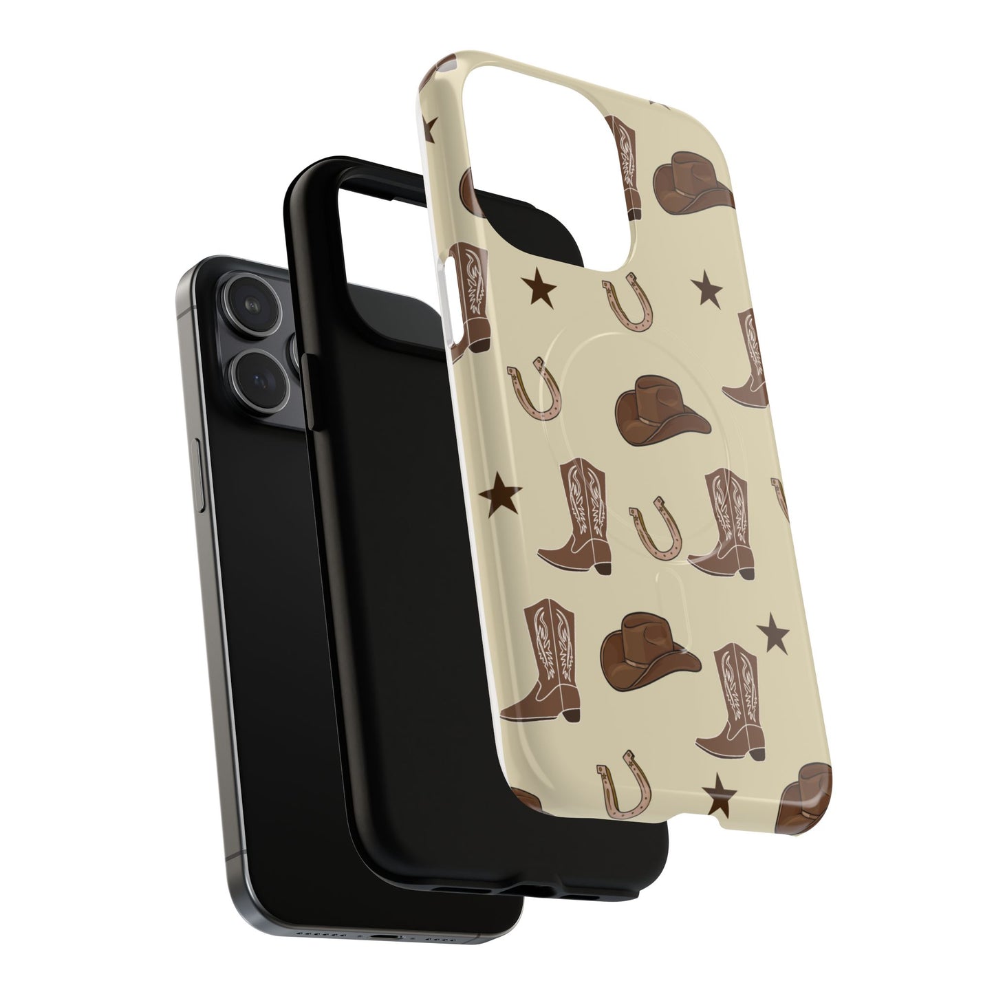 Western-Themed Tough Magnetic Case
