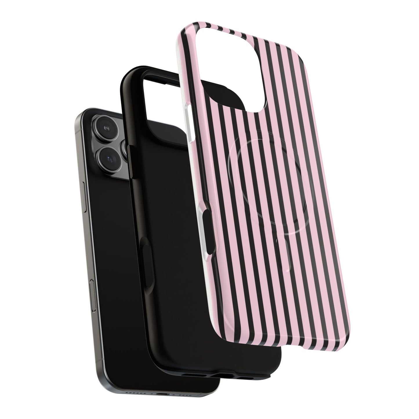 Pink and Black Tough Magnetic Case