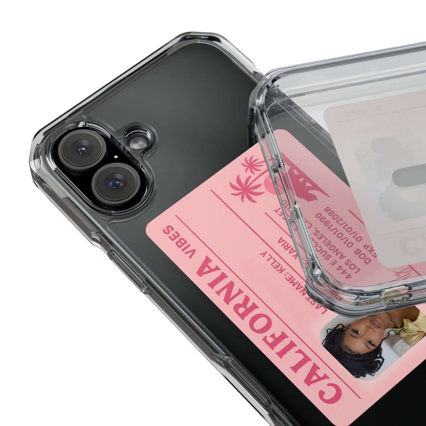 California Vibes Clear Magnetic Impact Case