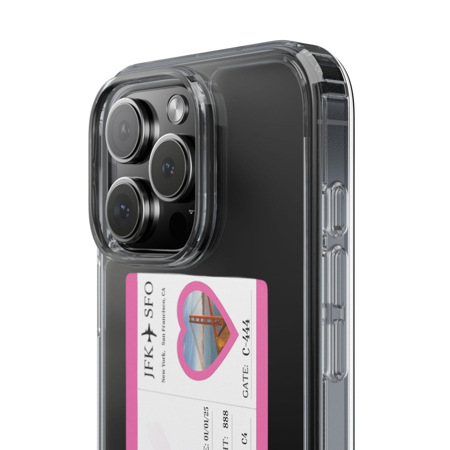 Personalized Travel Clear Phone Case