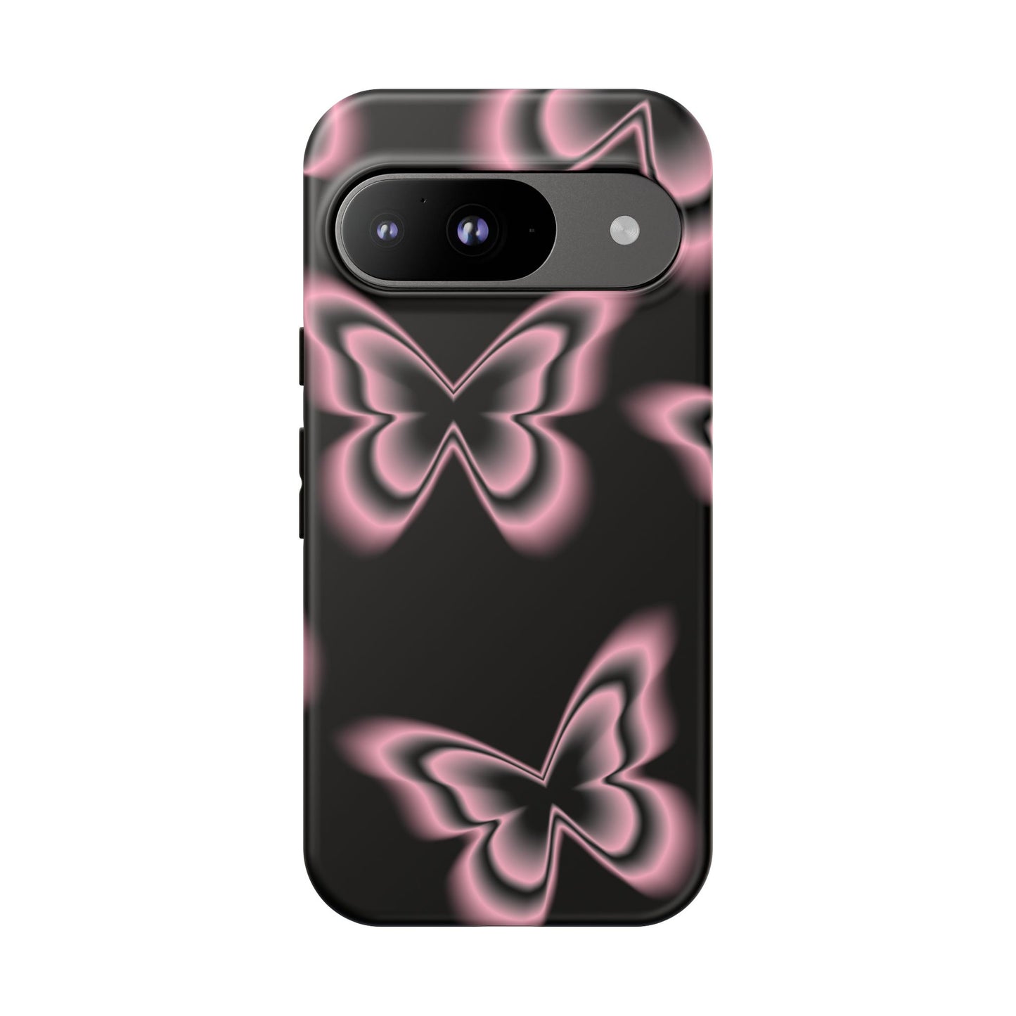 Pink Butterfly Tough Phone Case