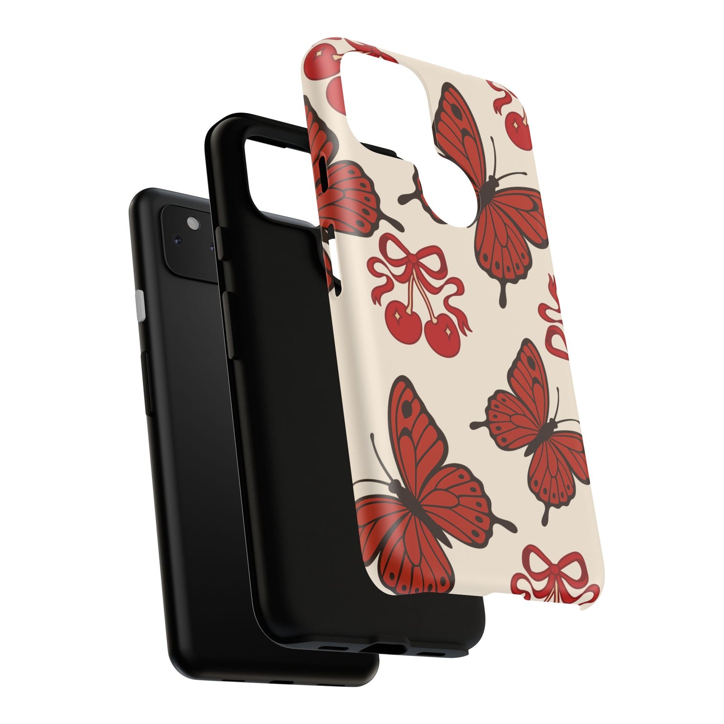 Butterfly Cherry Tough Phone Case