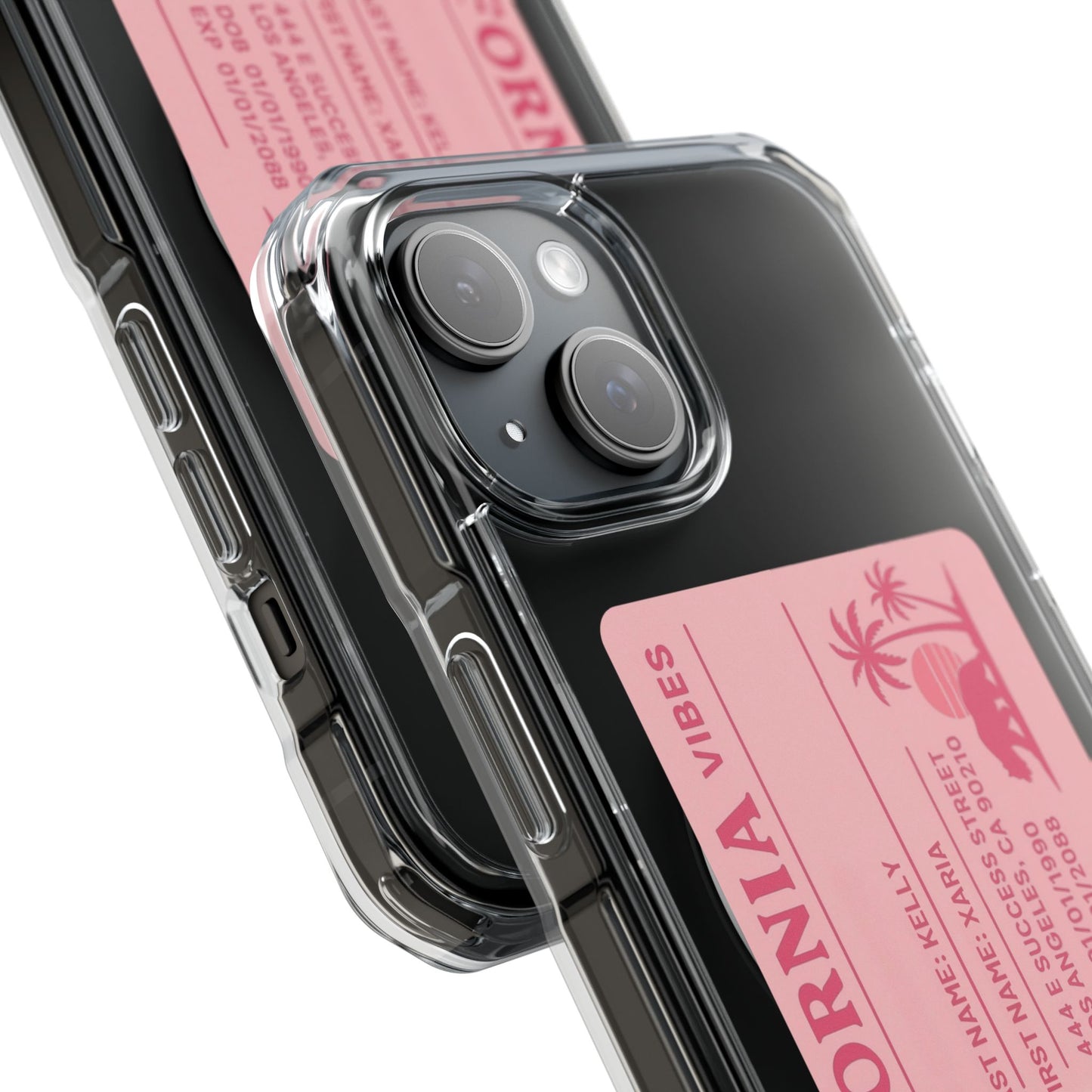 California Vibes Clear Magnetic Impact Case