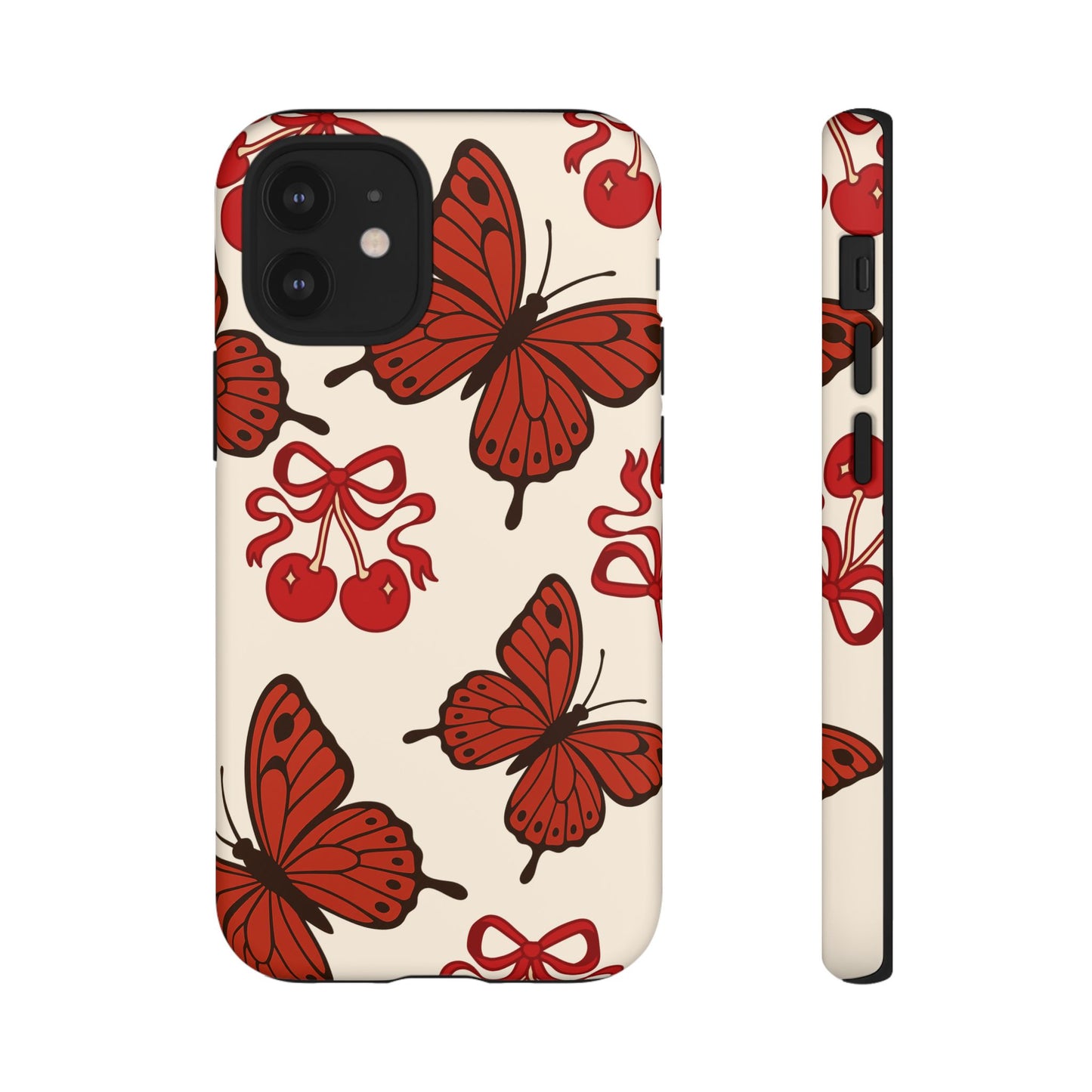 Butterfly Cherry Tough Phone Case