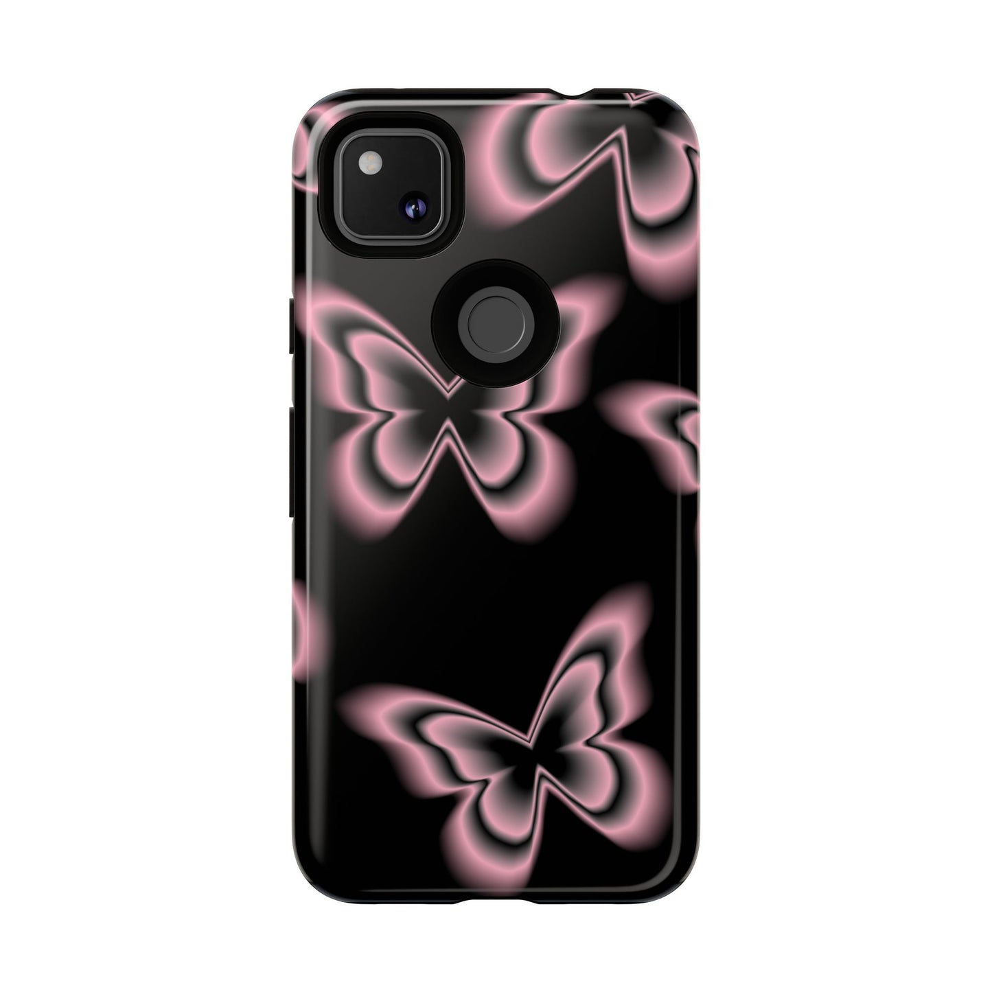 Pink Butterfly Tough Phone Case