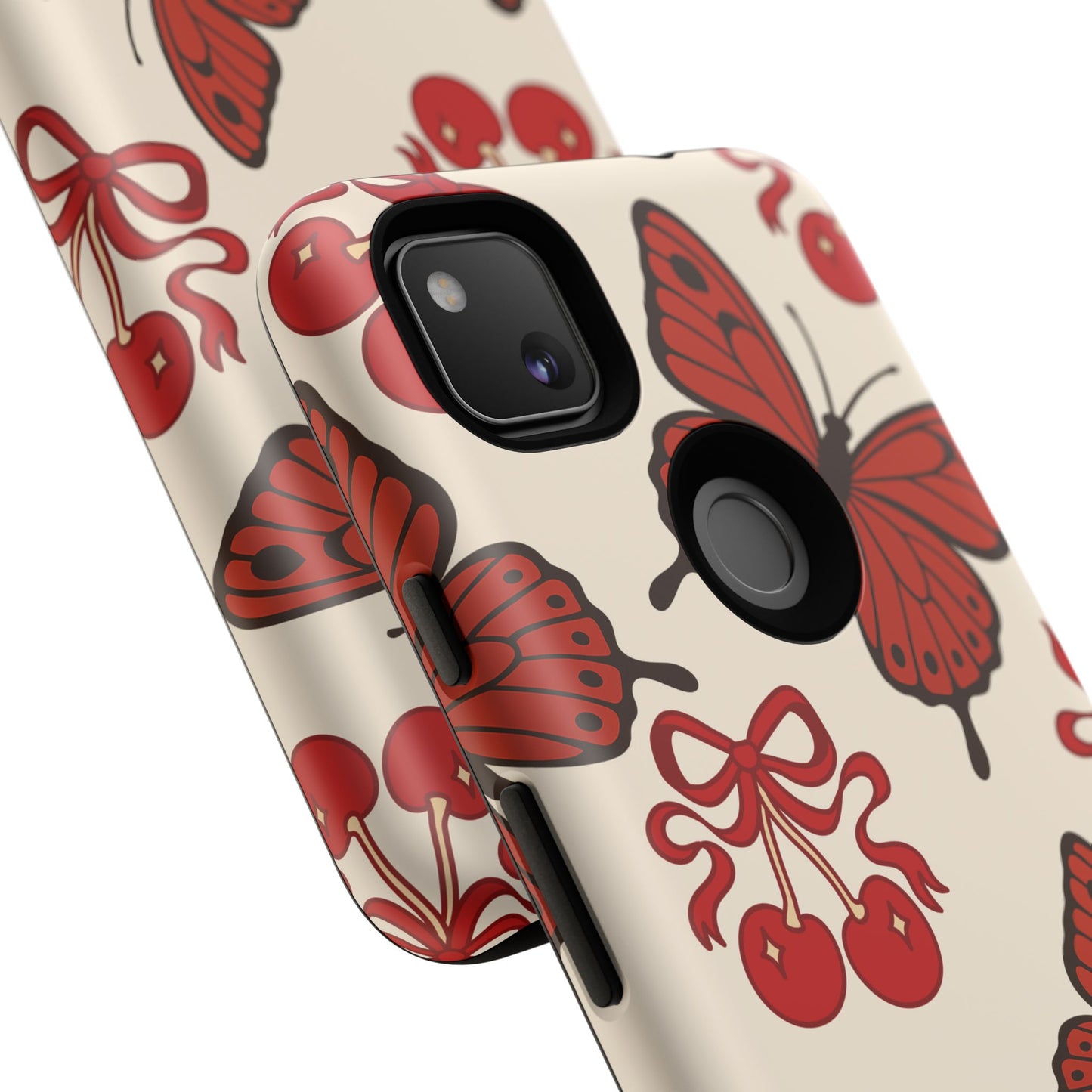 Butterfly Cherry Tough Phone Case