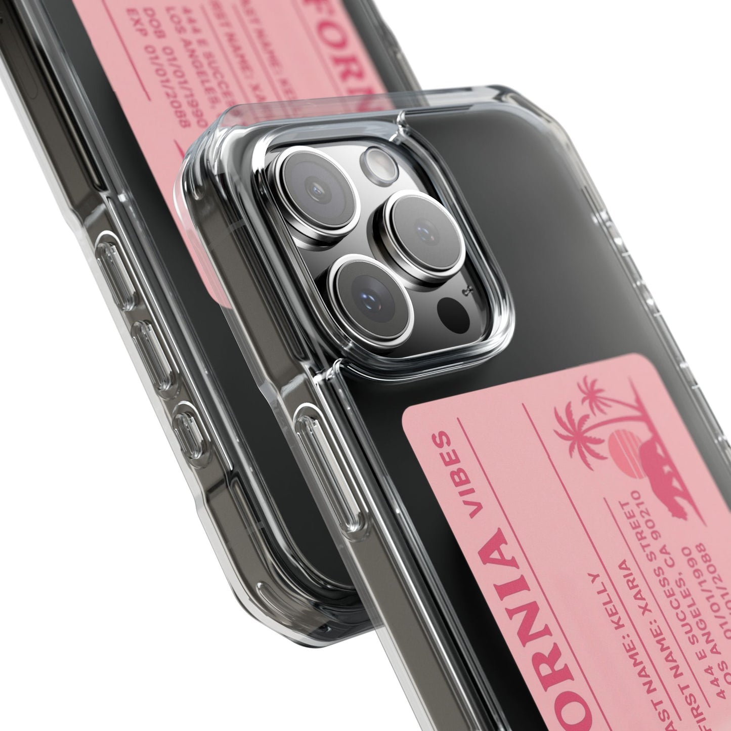California Vibes Clear Magnetic Impact Case