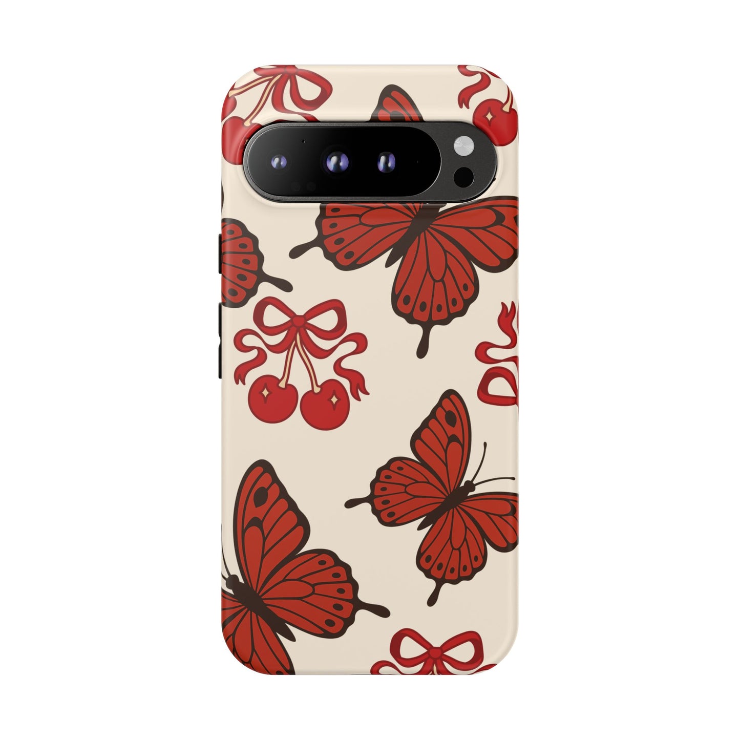 Butterfly Cherry Tough Phone Case