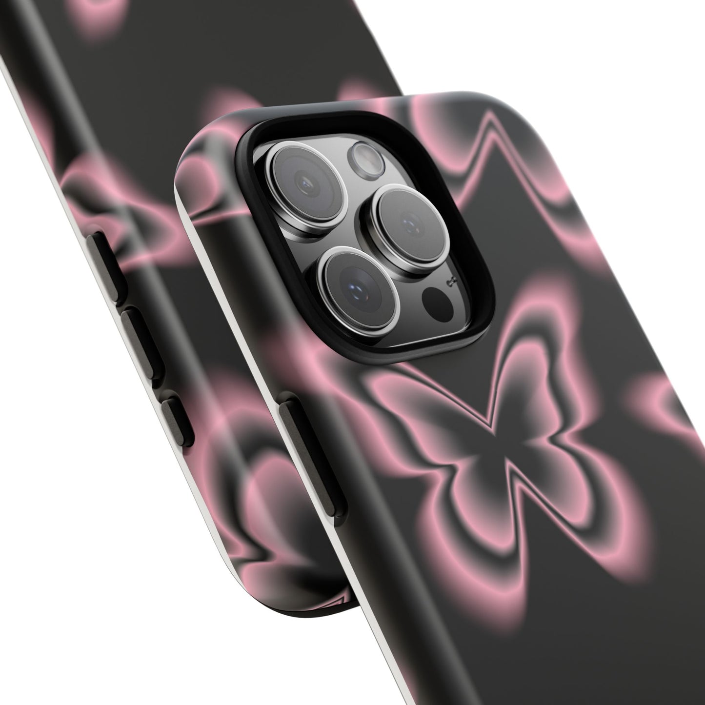 Pink Butterfly Tough Phone Case