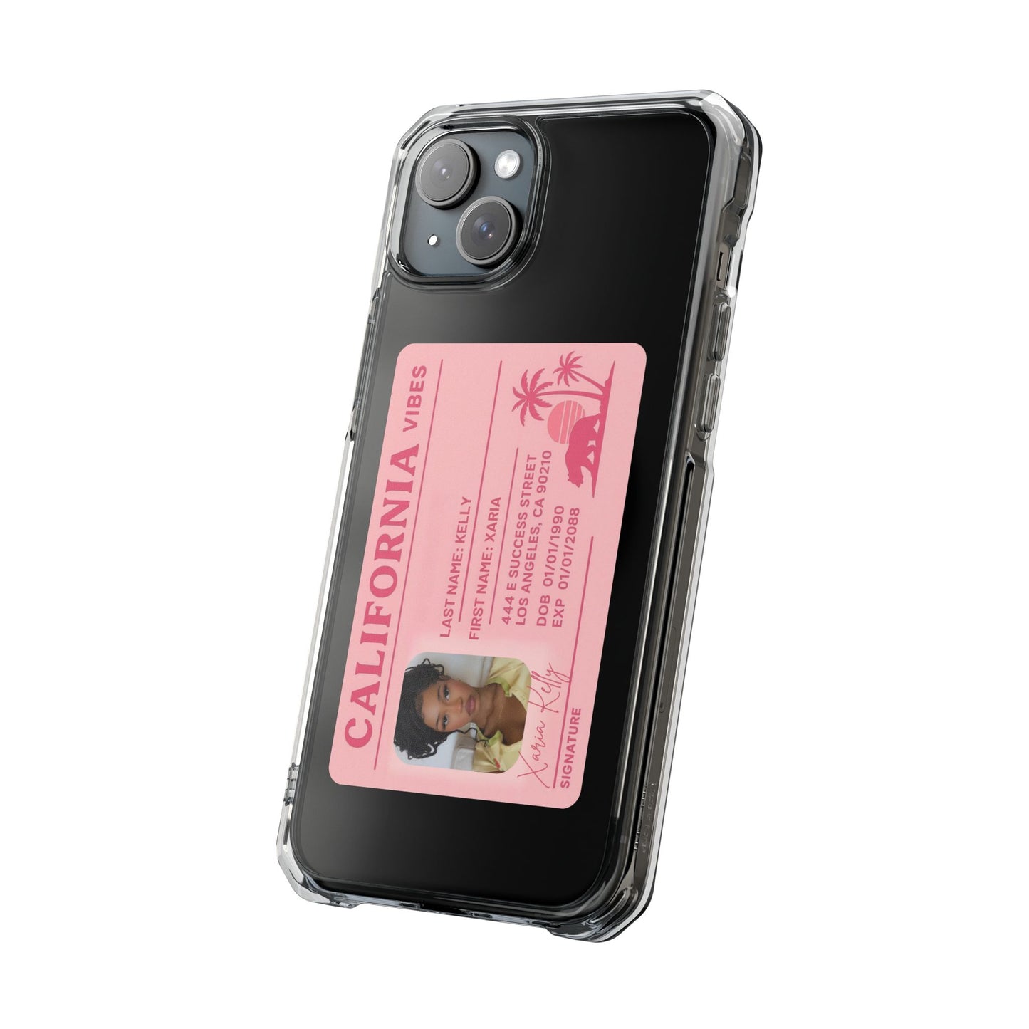 California Vibes Clear Magnetic Impact Case