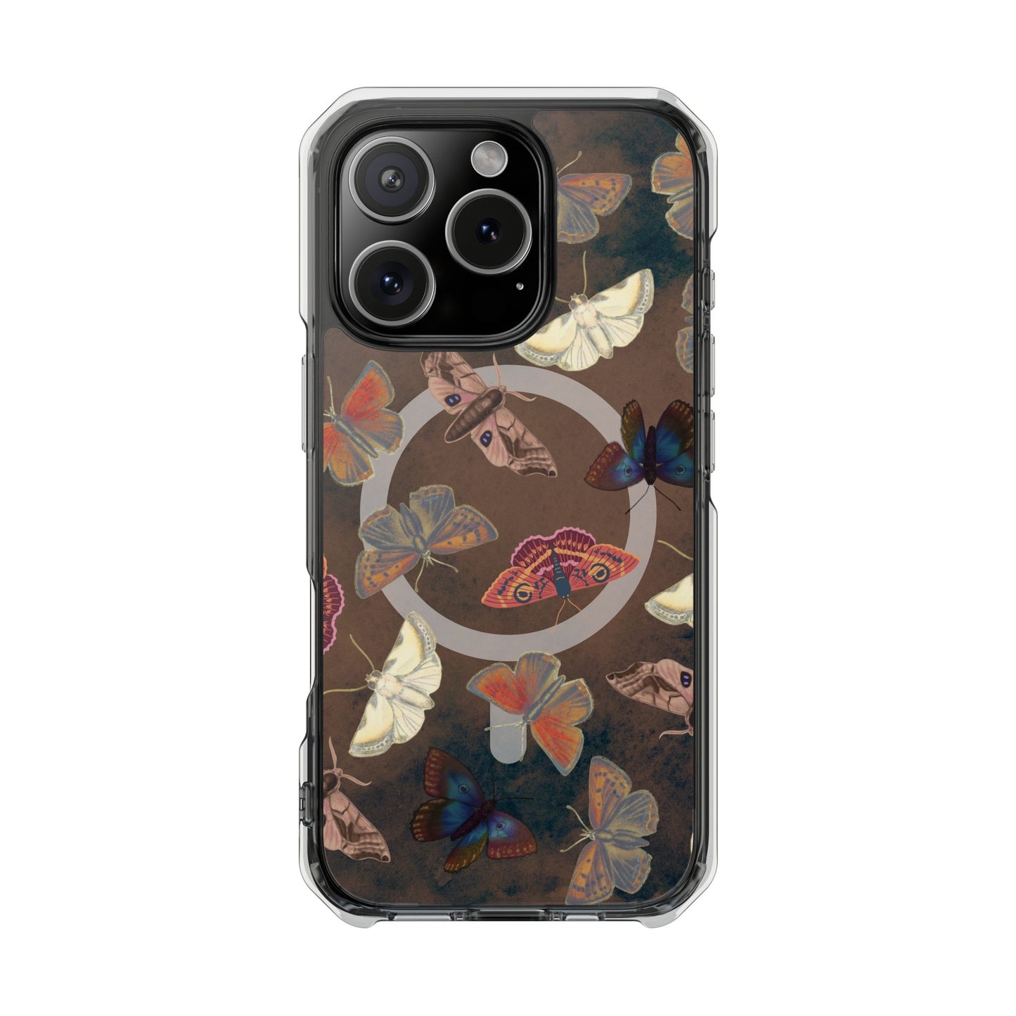 Butterfly Tough Clear Magnetic Case