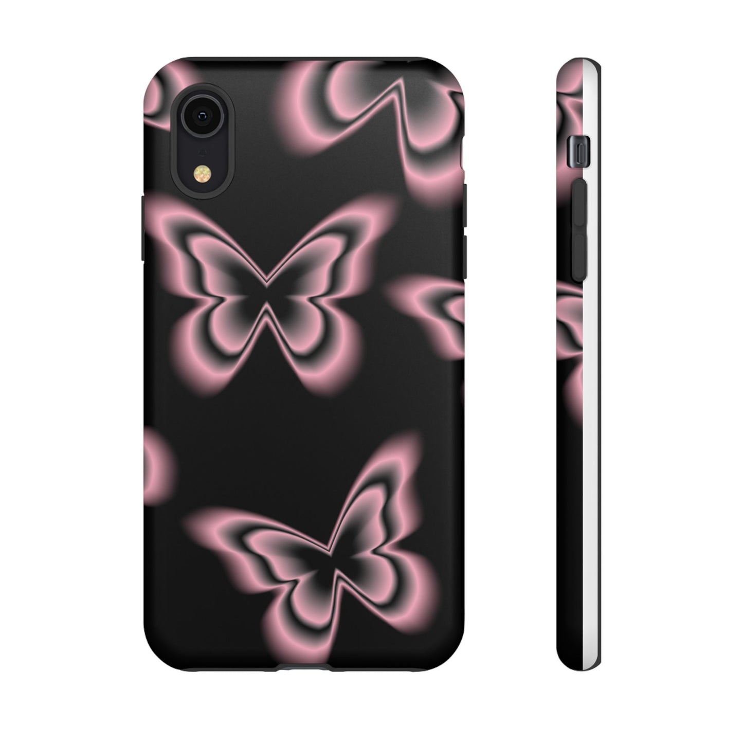 Pink Butterfly Tough Phone Case