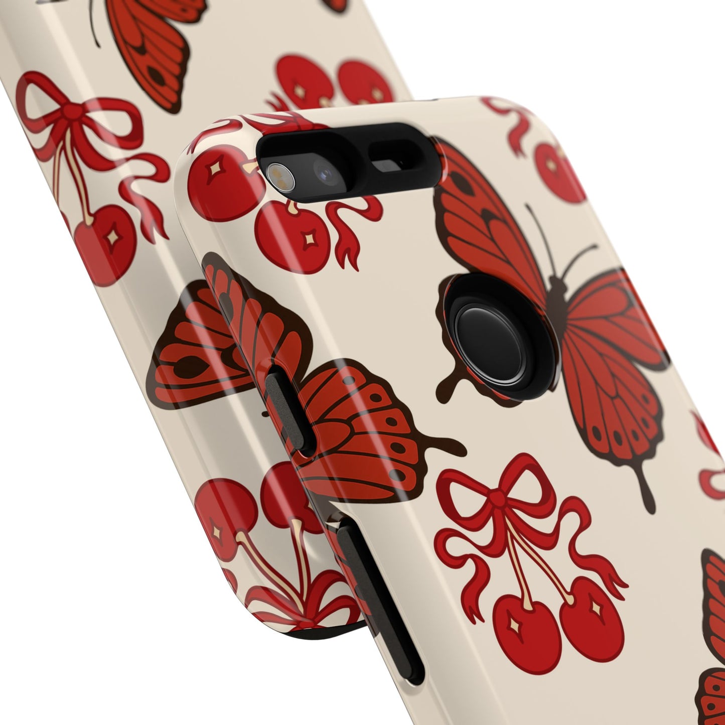 Butterfly Cherry Tough Phone Case