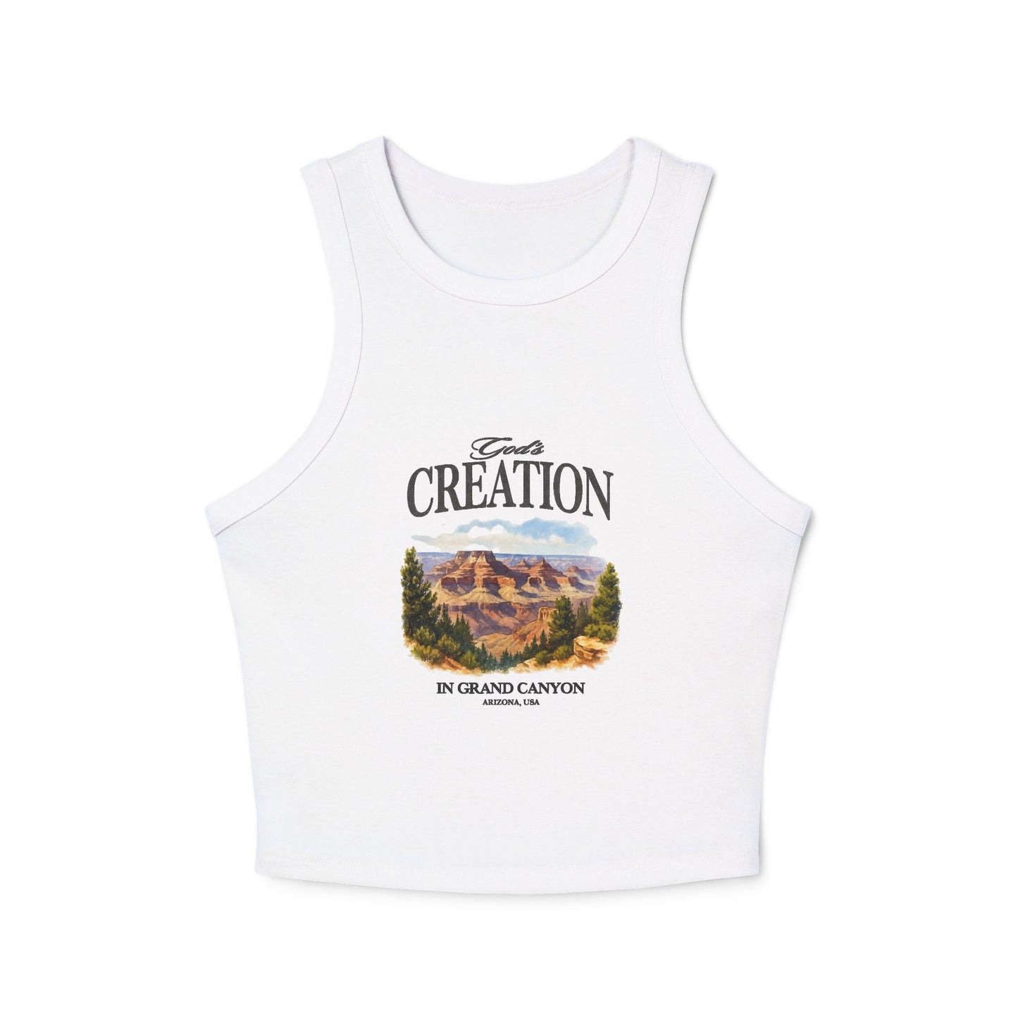 Grand Canyon Micro Rib Racer Tank Top