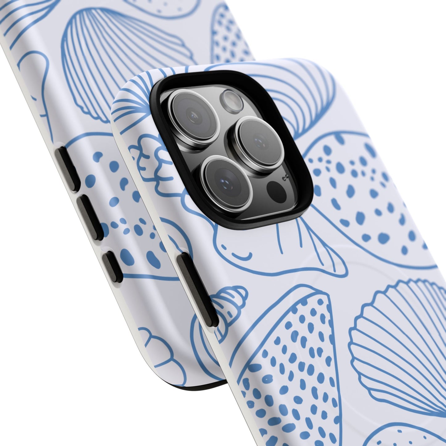Shell Pattern Tough Magnetic Case