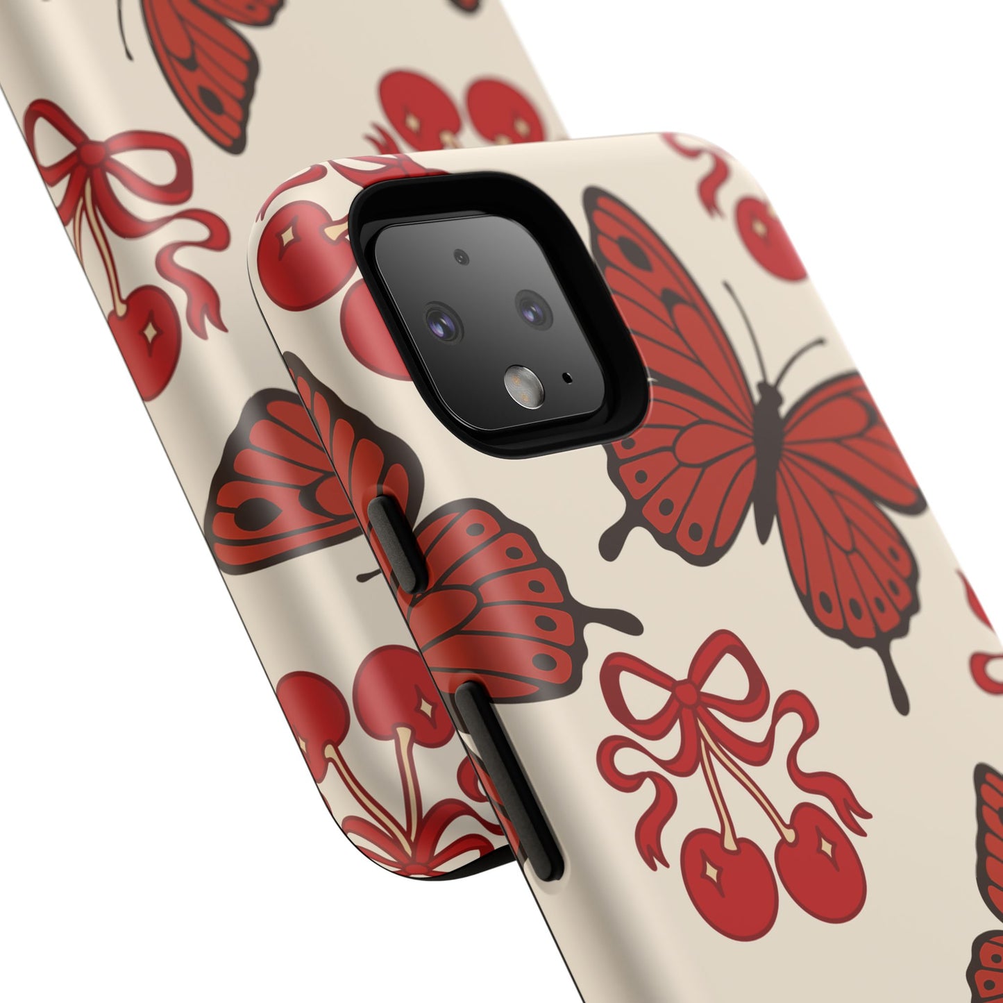 Butterfly Cherry Tough Phone Case