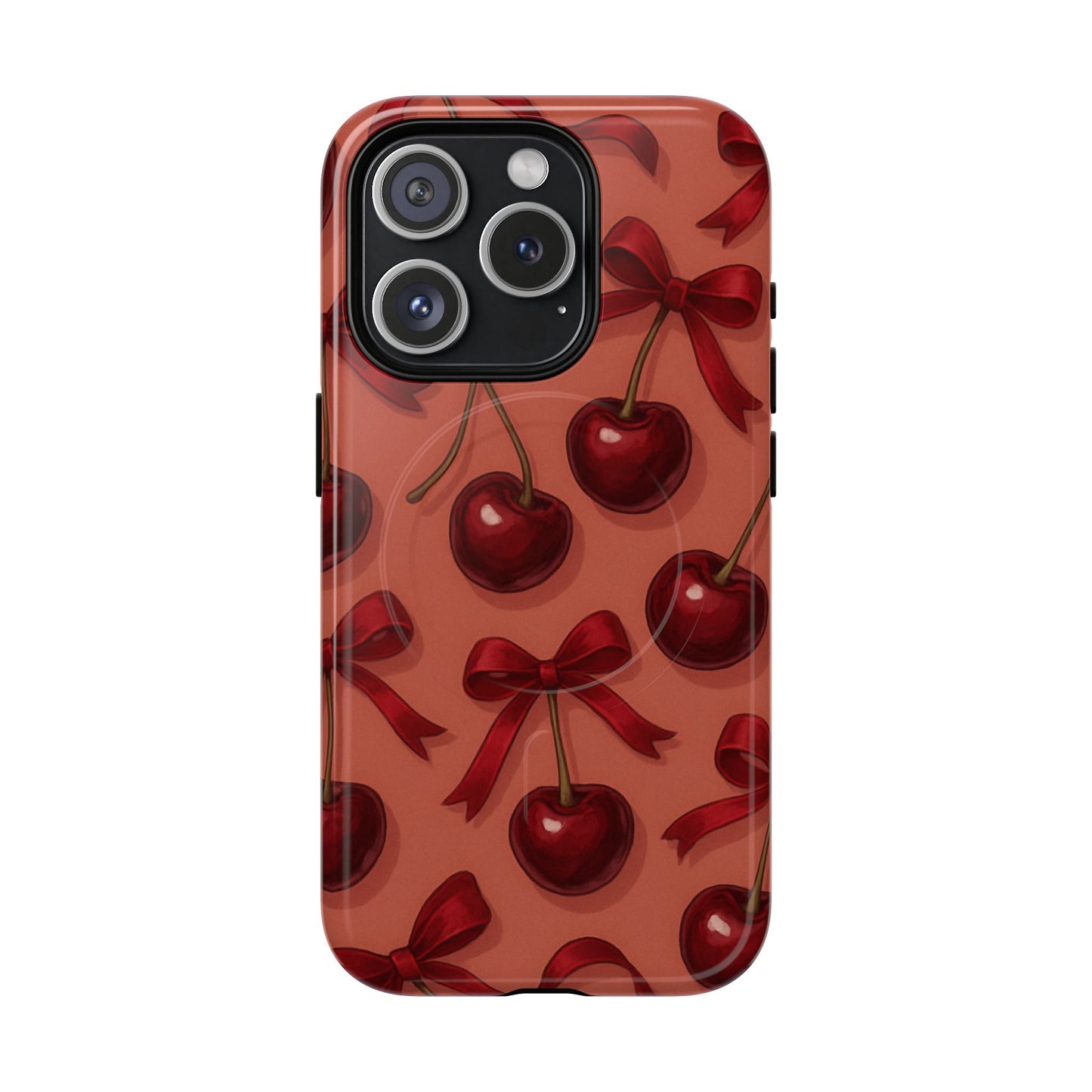Cherries and Bows Tough Magnetic Case