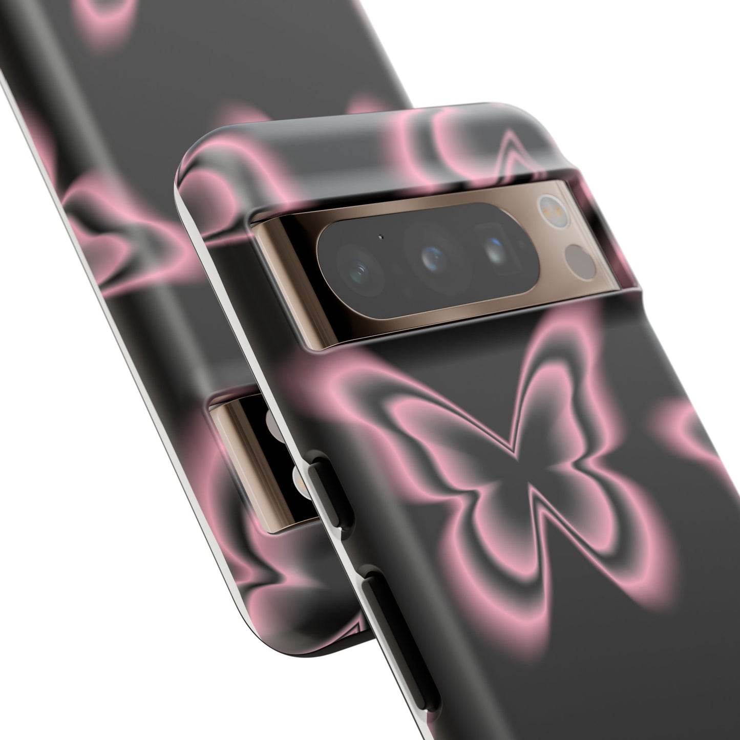 Pink Butterfly Tough Phone Case