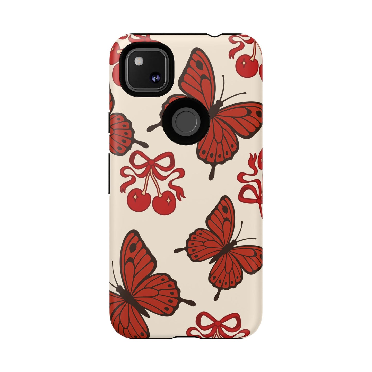 Butterfly Cherry Tough Phone Case