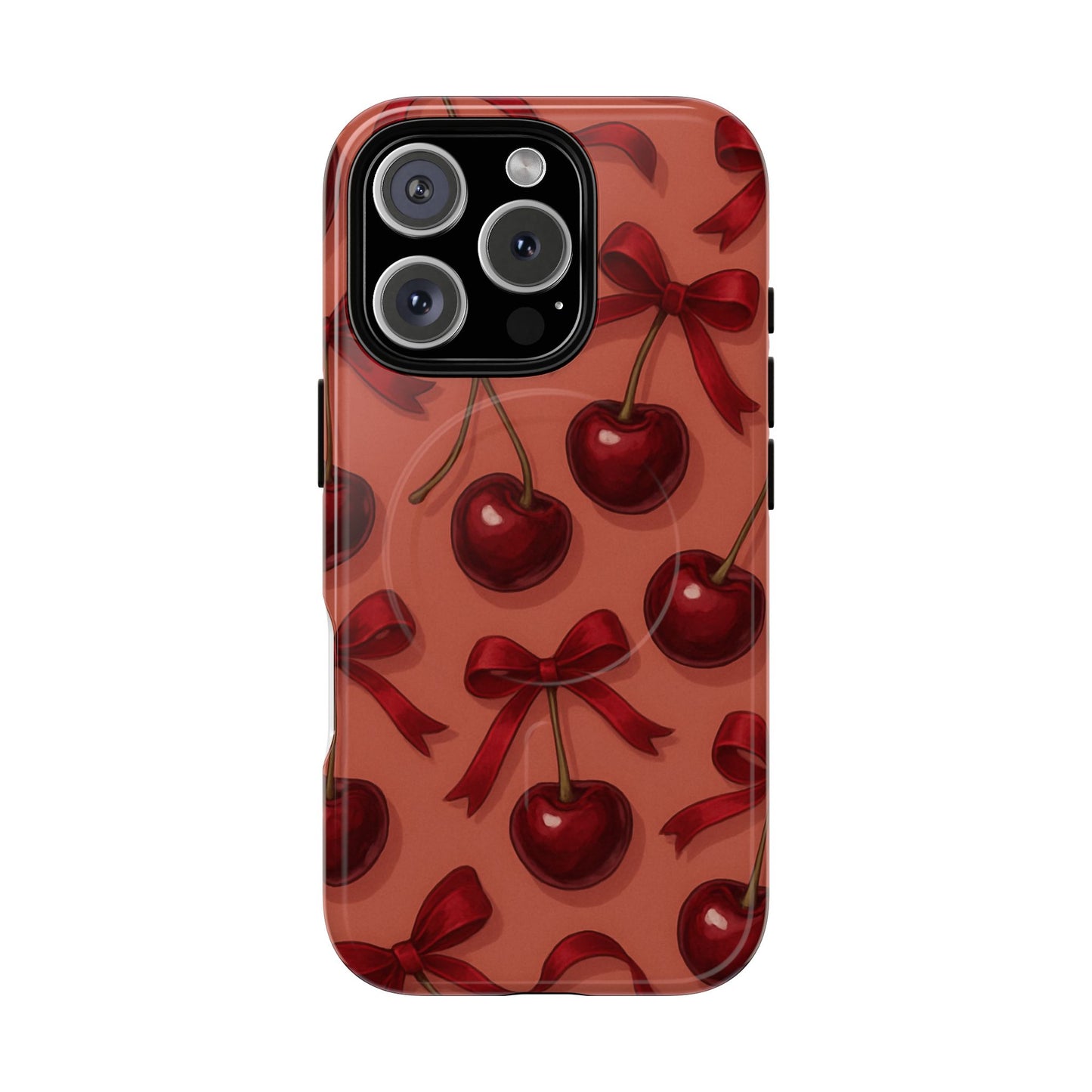 Cherries and Bows Tough Magnetic Case