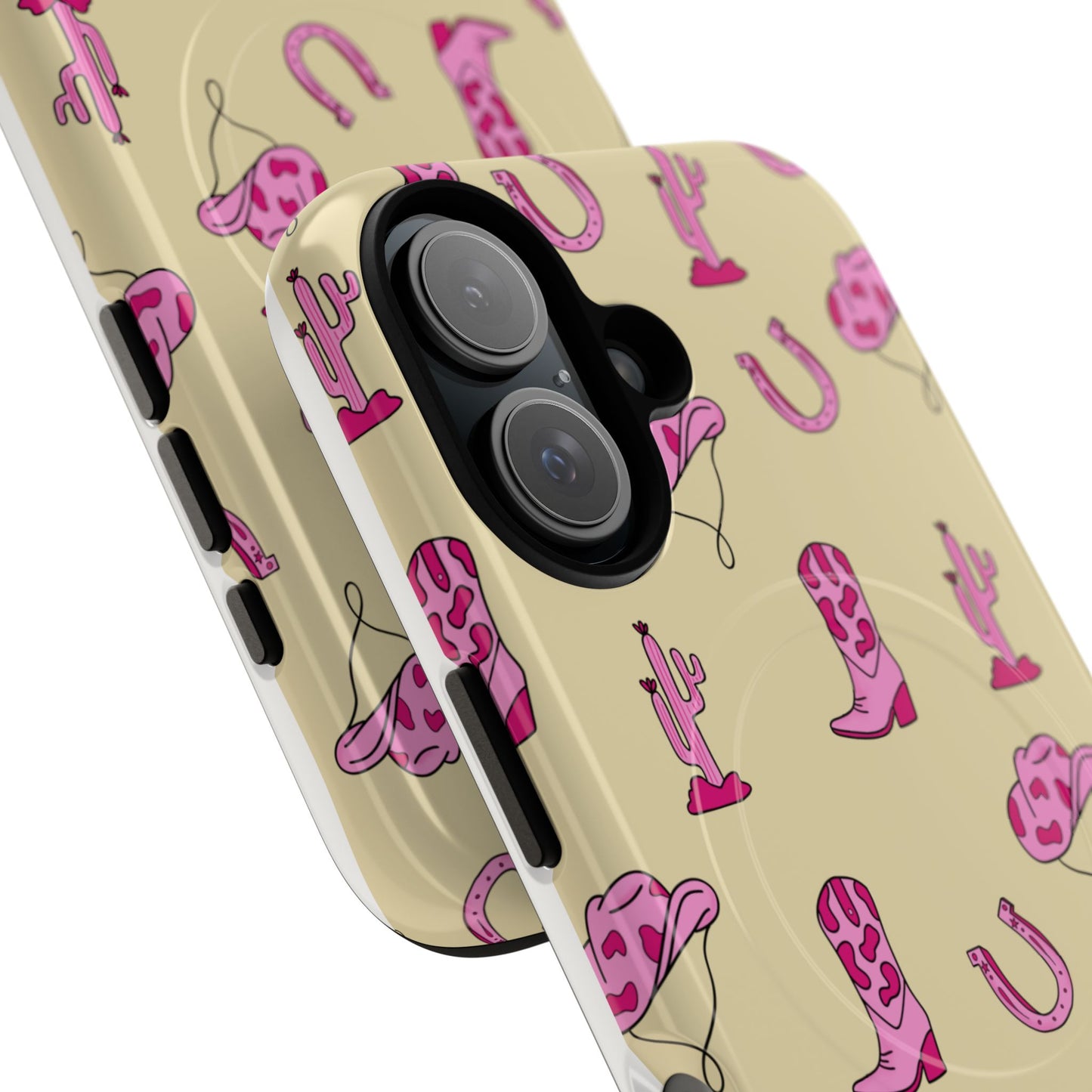 Pink Western-Themed Tough Magnetic Case