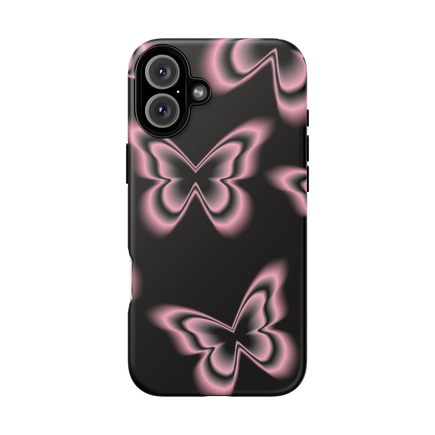 Pink Butterfly Tough Phone Case