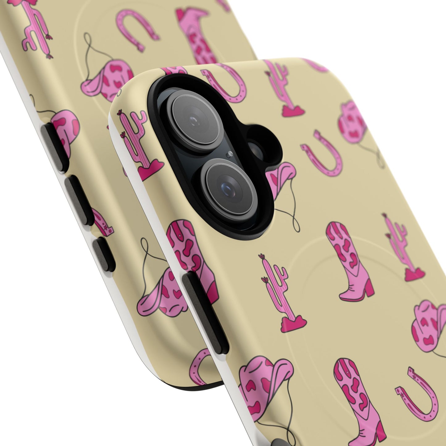 Pink Western-Themed Tough Magnetic Case