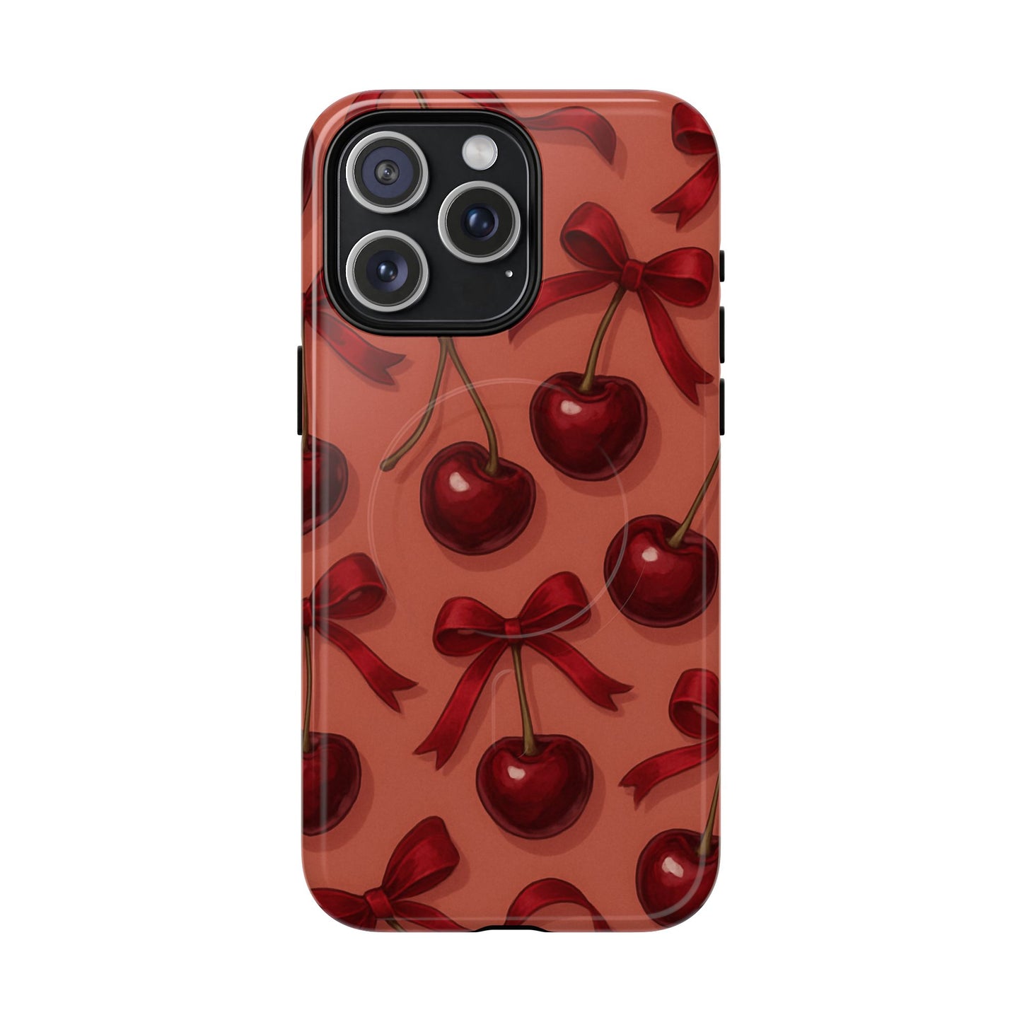 Cherries and Bows Tough Magnetic Case