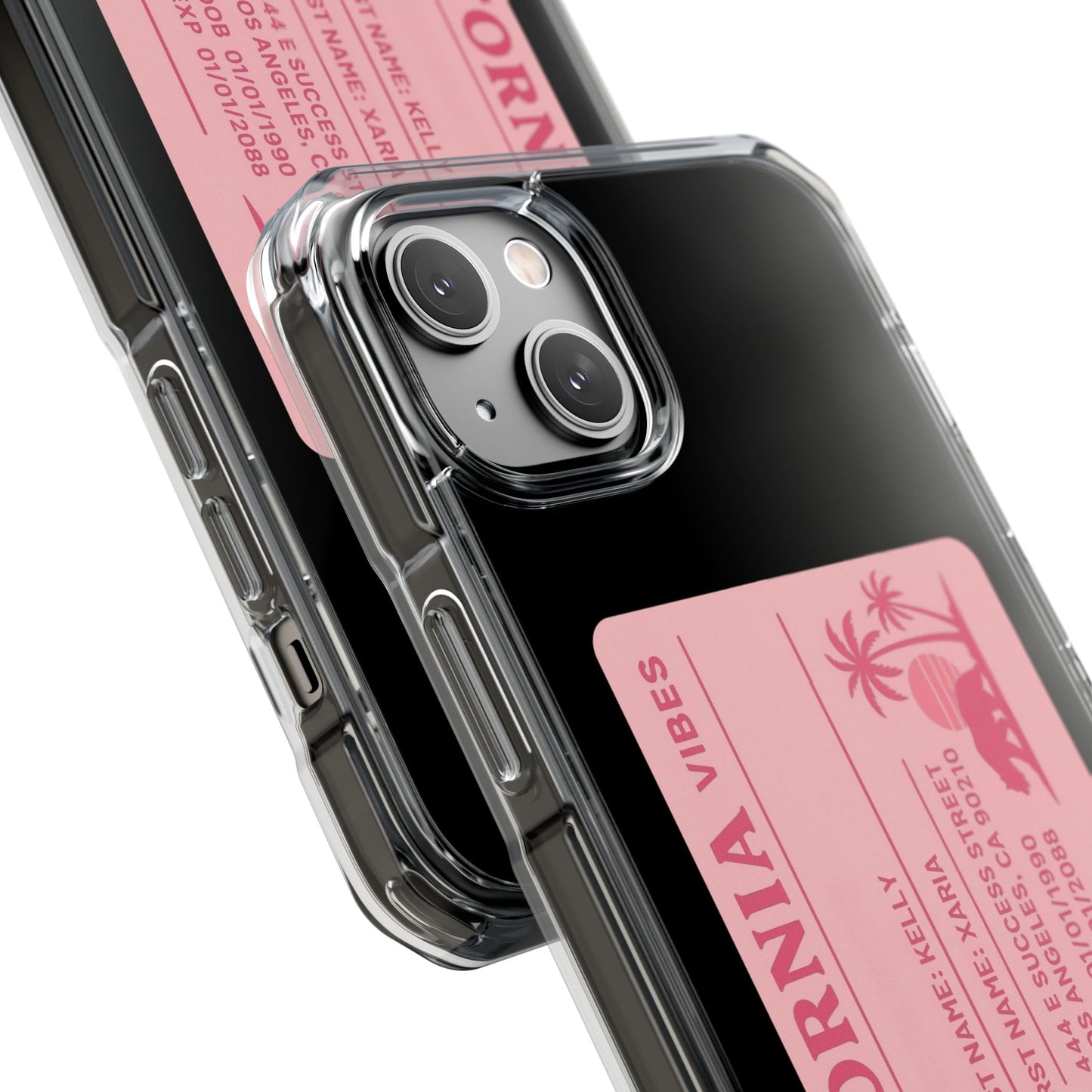 California Vibes Clear Magnetic Impact Case