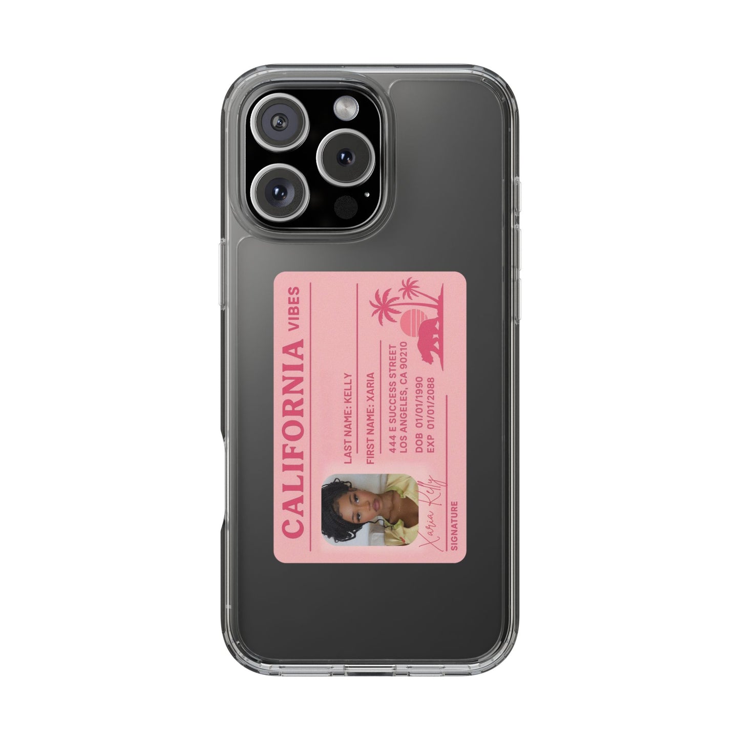 California Vibes Clear Case