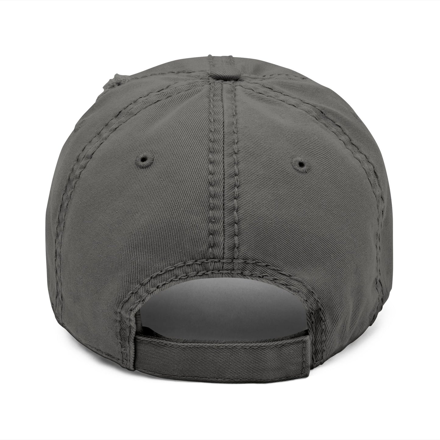 Conjunction Distressed Embroidered Dad Hat
