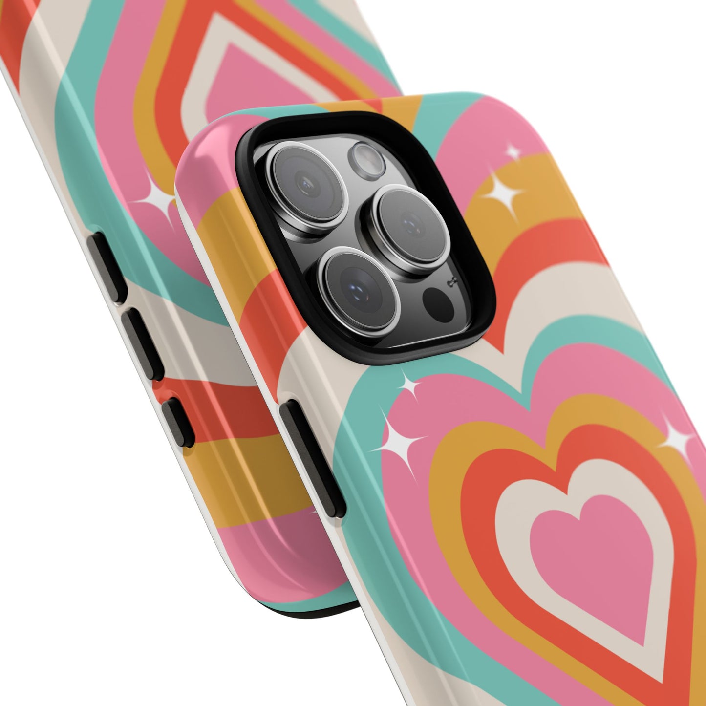 Colorful Heart Tough Phone Case