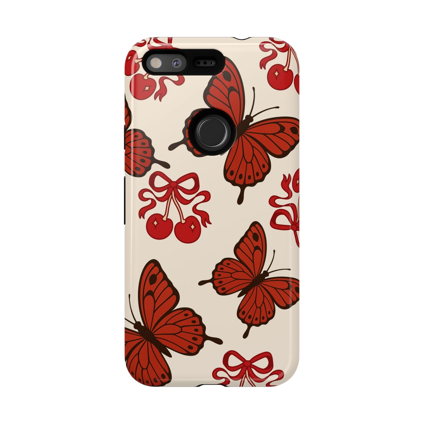 Butterfly Cherry Tough Phone Case