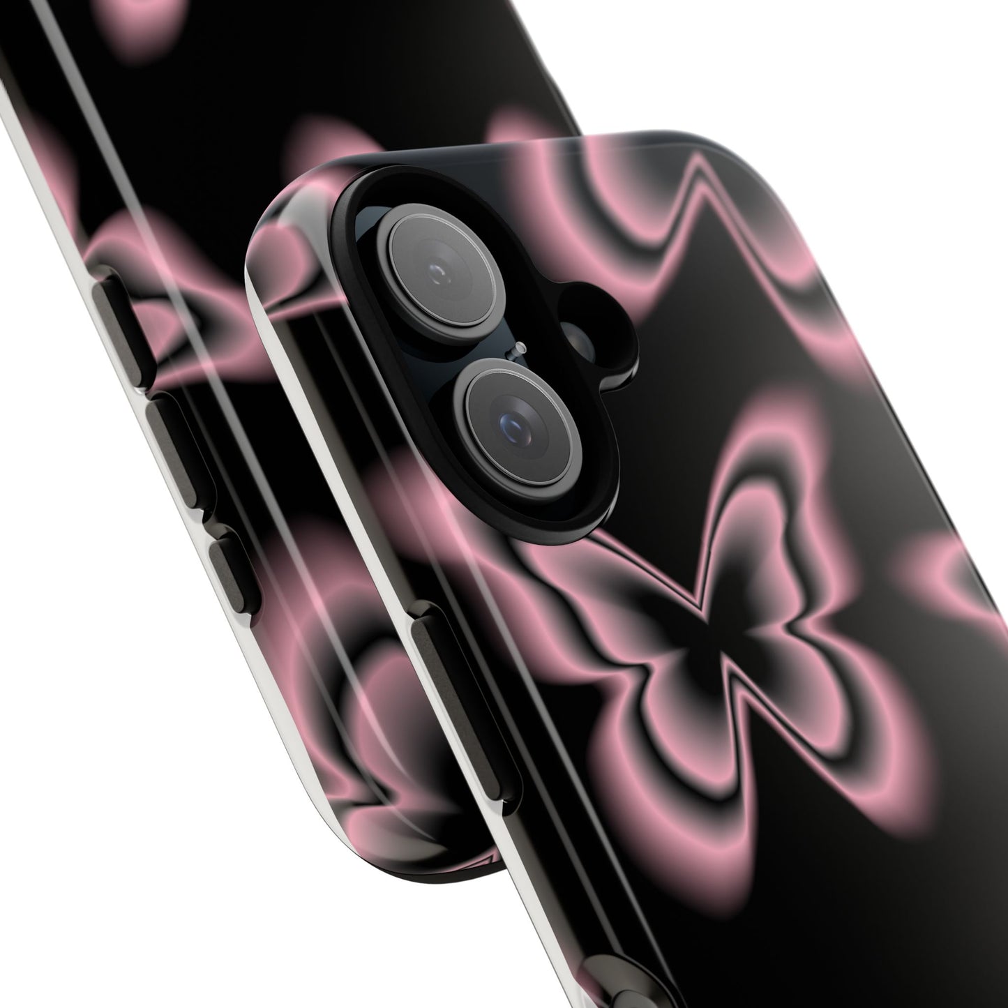 Pink Butterfly Tough Phone Case