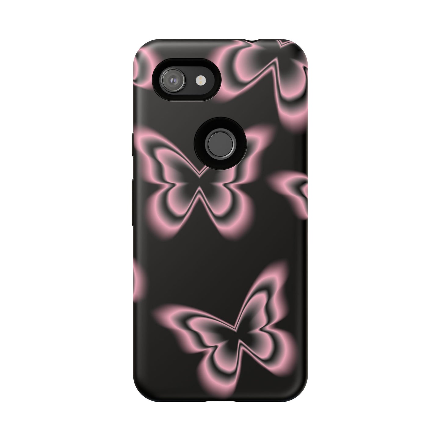 Pink Butterfly Tough Phone Case