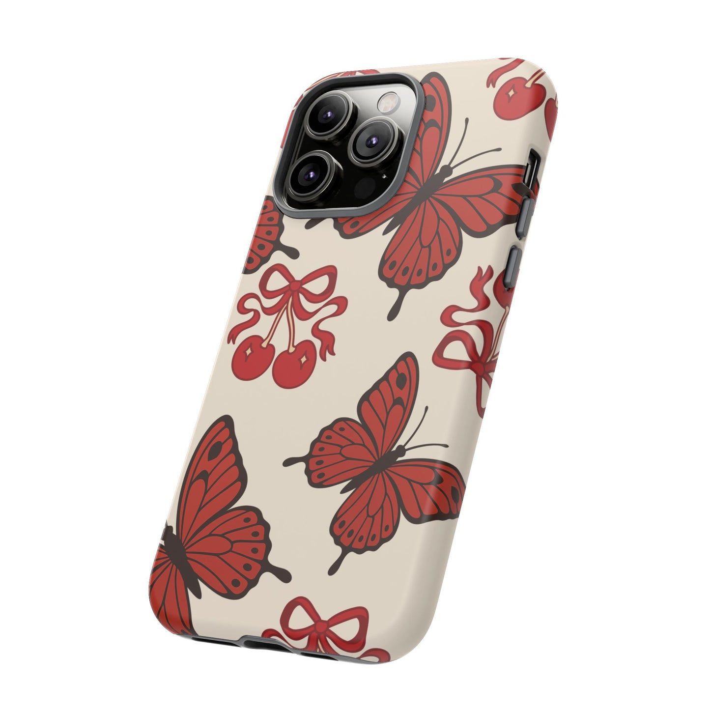 Butterfly Cherry Tough Phone Case