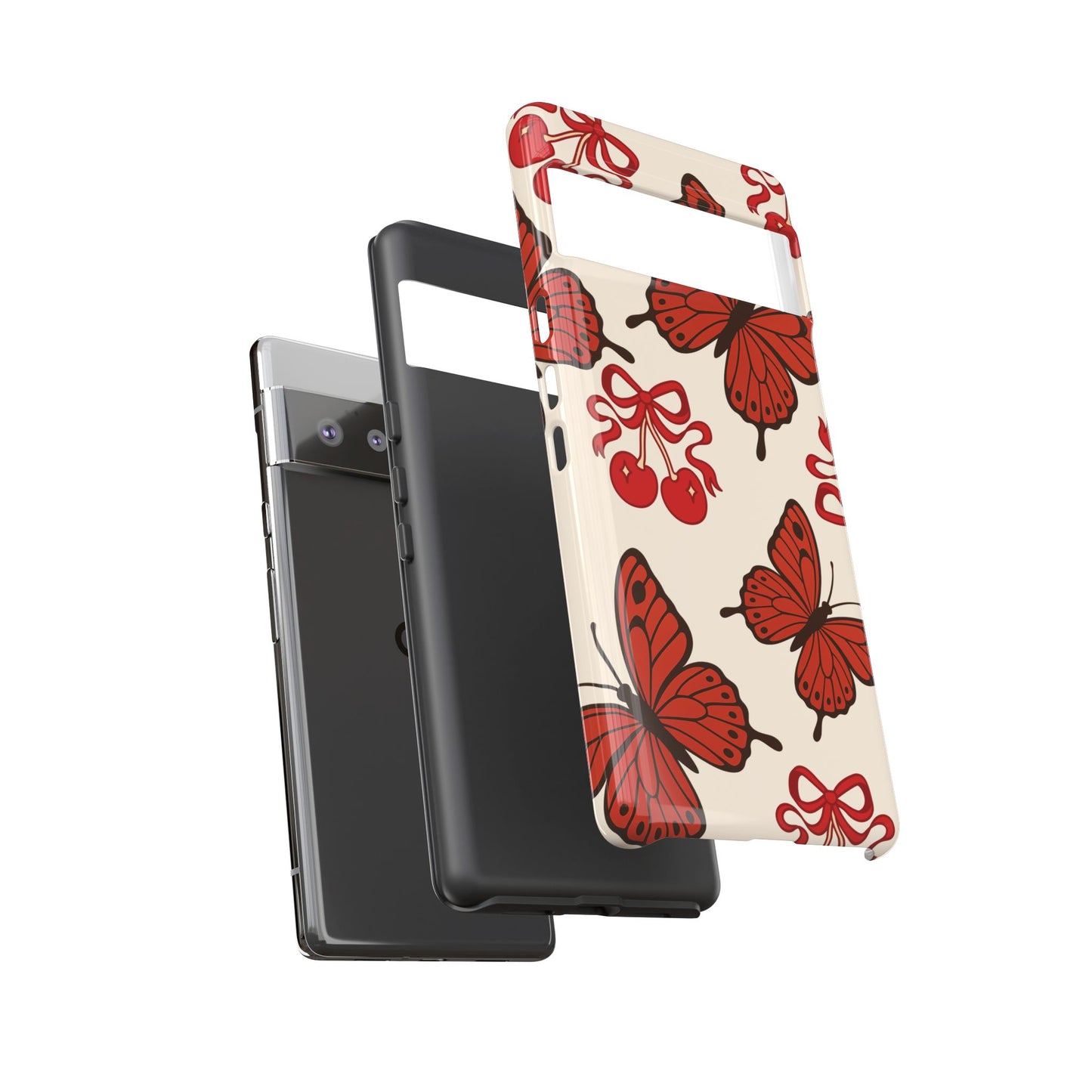 Butterfly Cherry Tough Phone Case