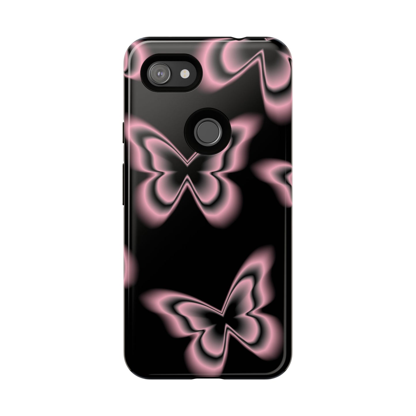 Pink Butterfly Tough Phone Case