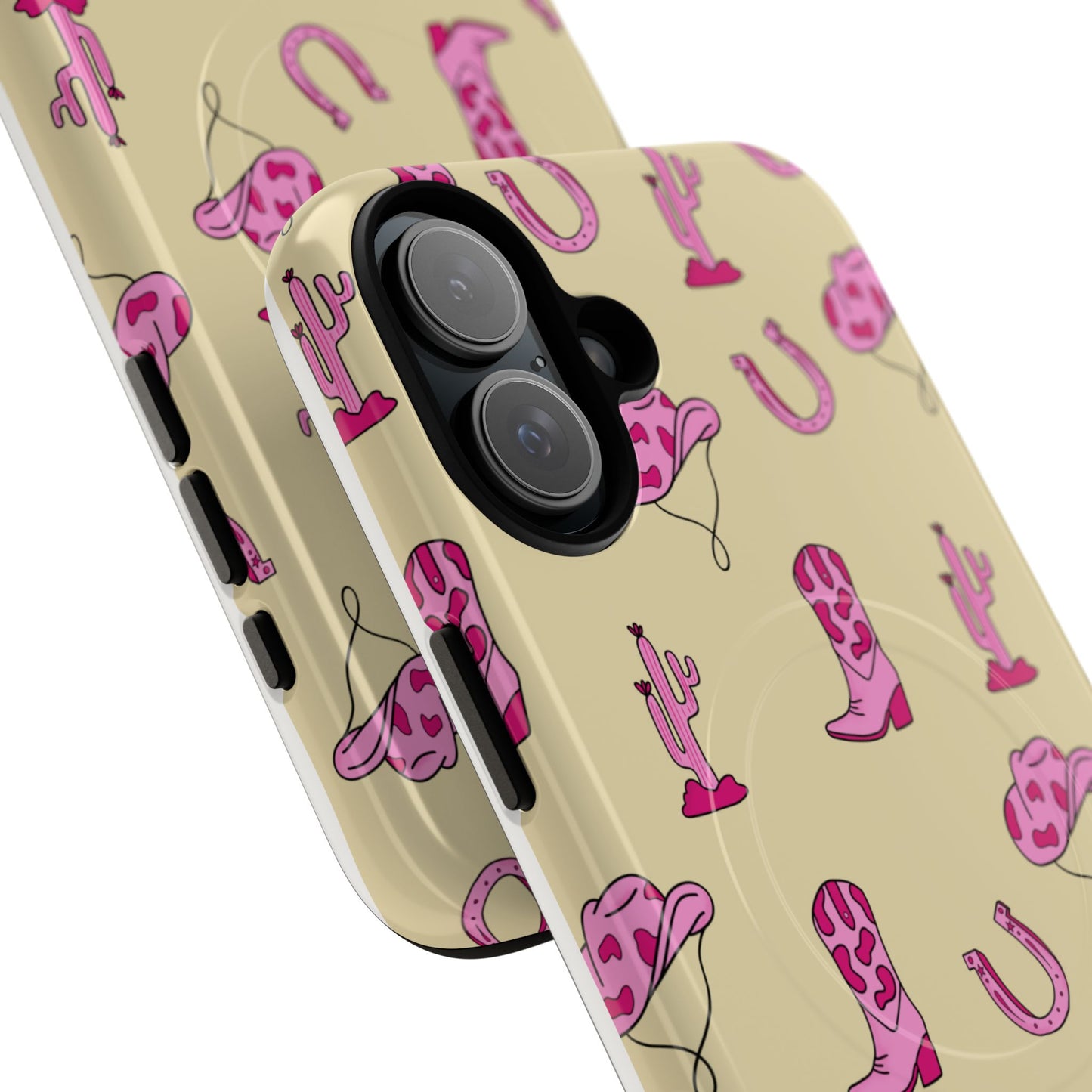 Pink Western-Themed Tough Magnetic Case