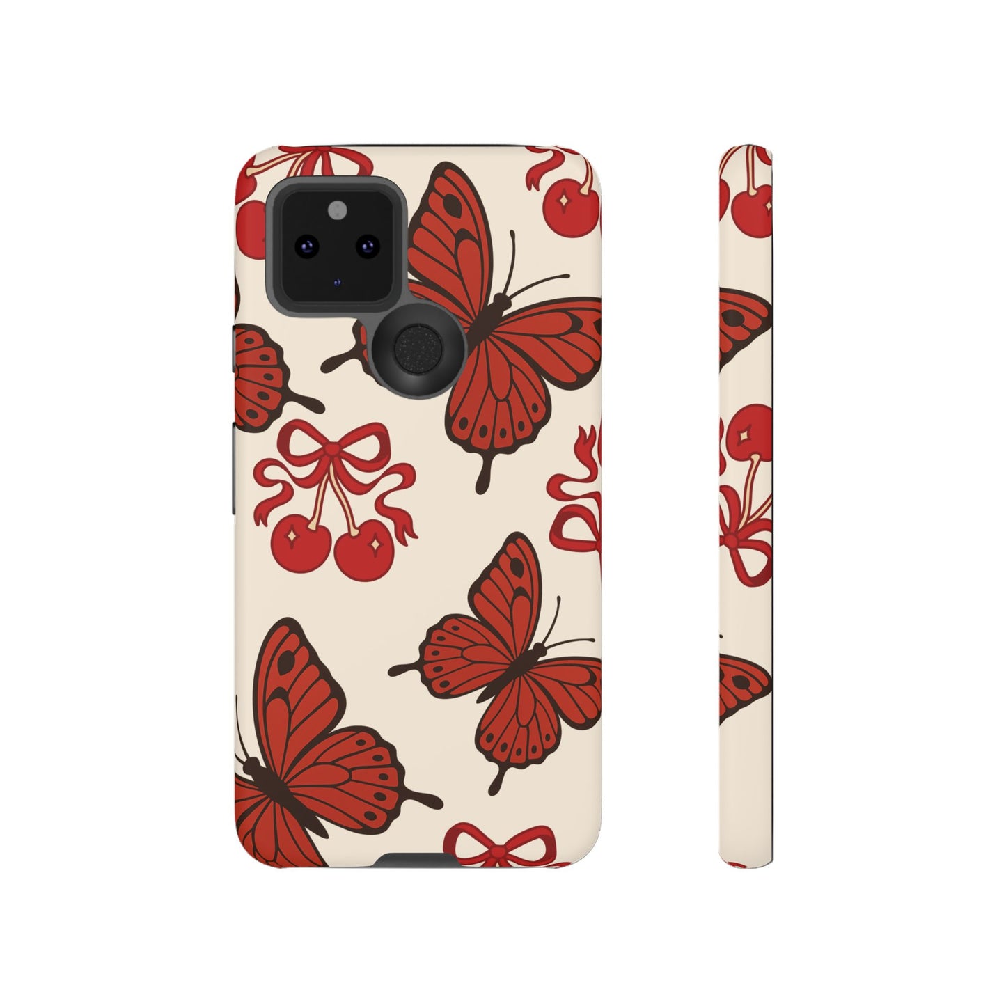 Butterfly Cherry Tough Phone Case