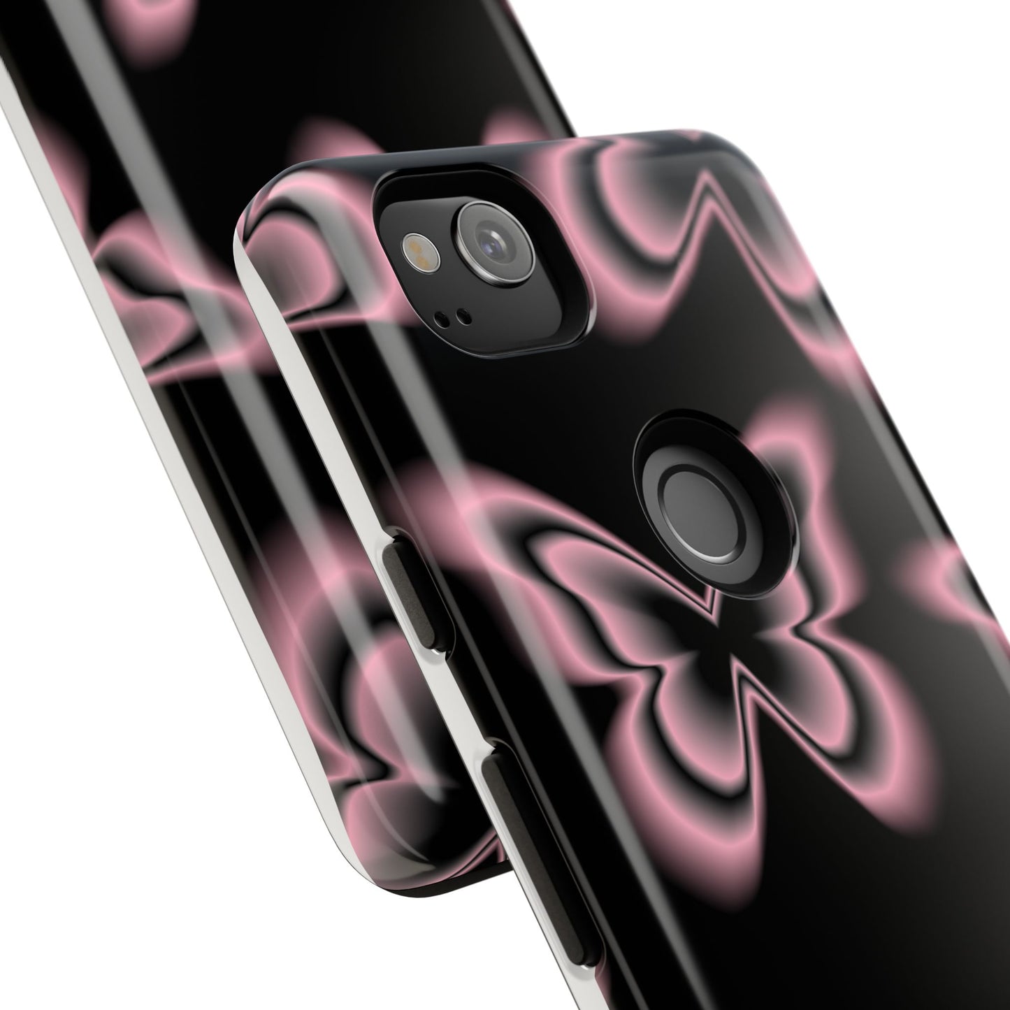 Pink Butterfly Tough Phone Case