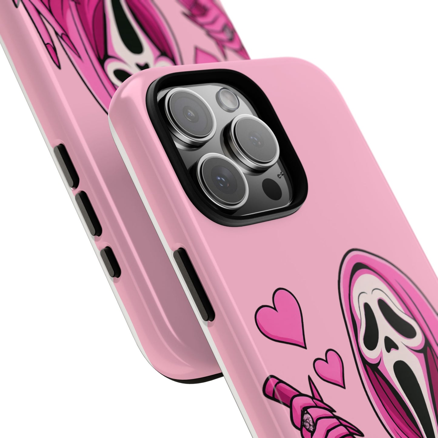 Pink Ghost Tough Phone Case
