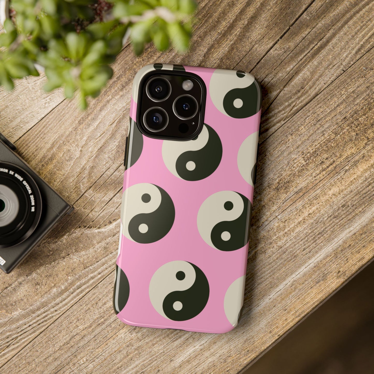 Pink Yin Yang Phone Case