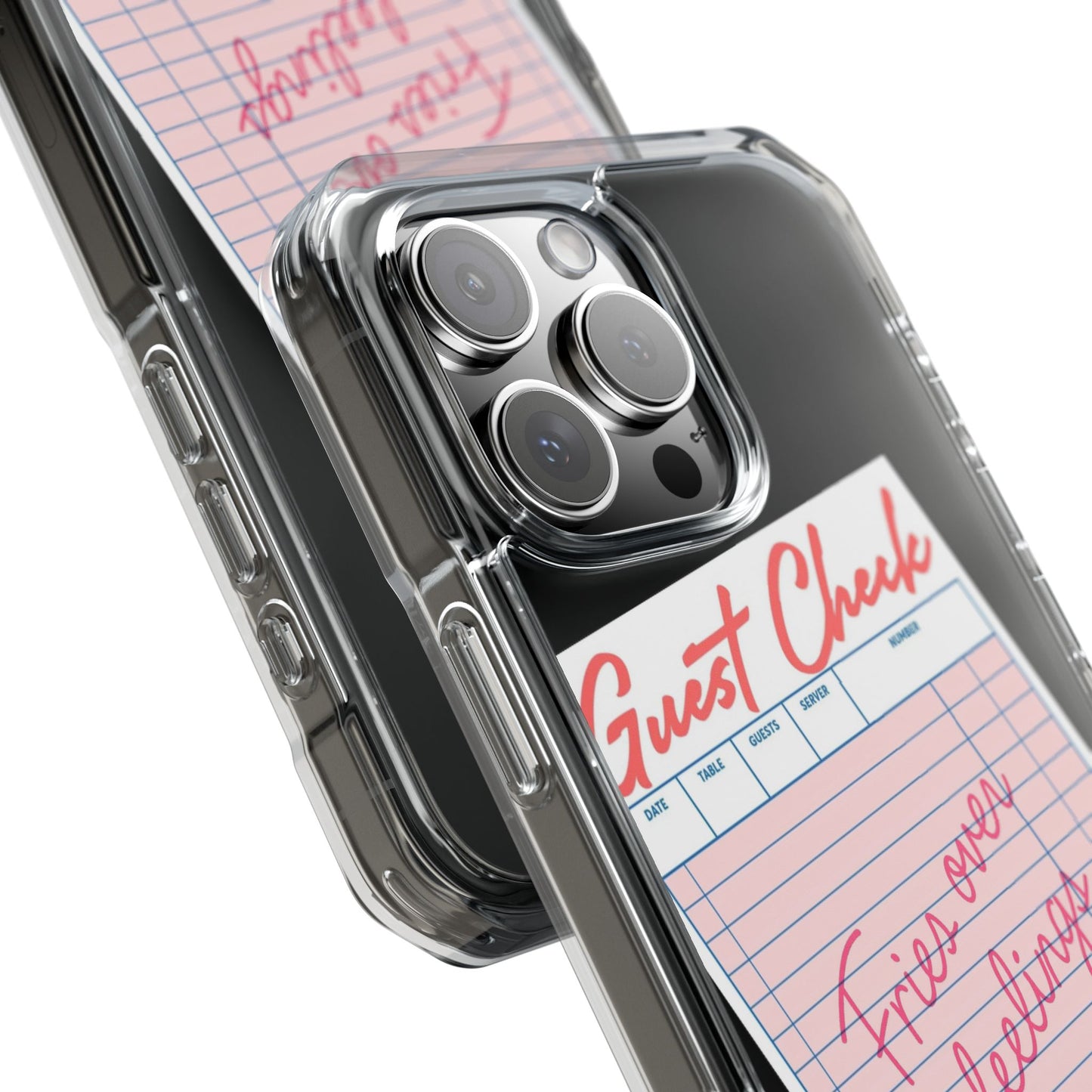 Guest Check Clear Magnetic Impact Case
