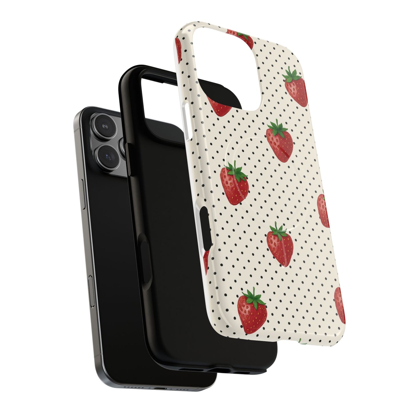 Strawberry Tough Magnetic Case