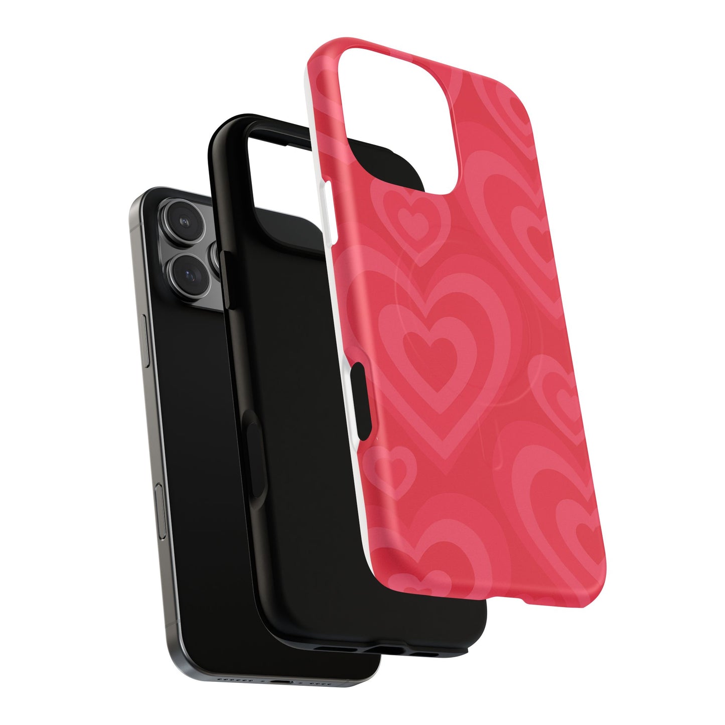 Heart Pattern Tough Magnetic Case