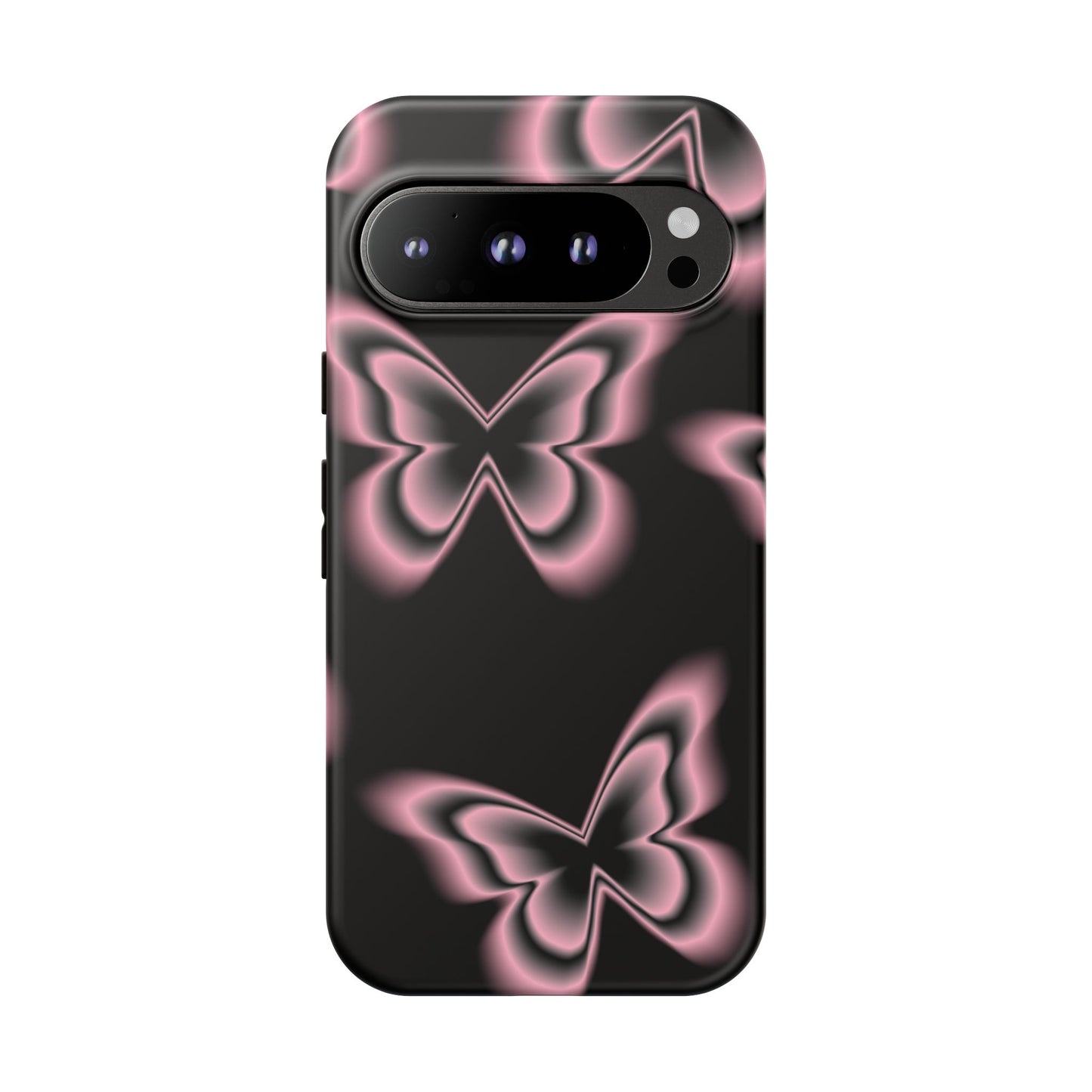 Pink Butterfly Tough Phone Case