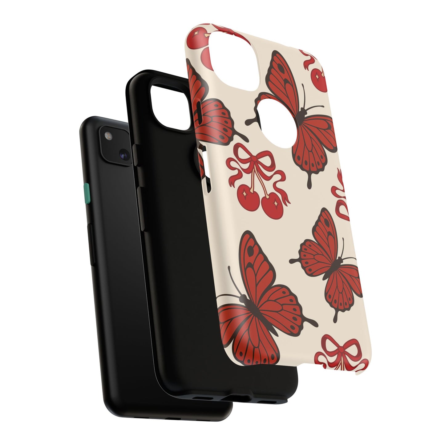 Butterfly Cherry Tough Phone Case